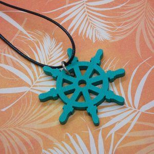New Ship Wheel Necklace